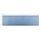 Triton Products (1) 31.5 In. W x 9 In. H Silver Epoxy 18-Gauge Steel Square Hole Pegboard Strip LBS-2S - alternate 3